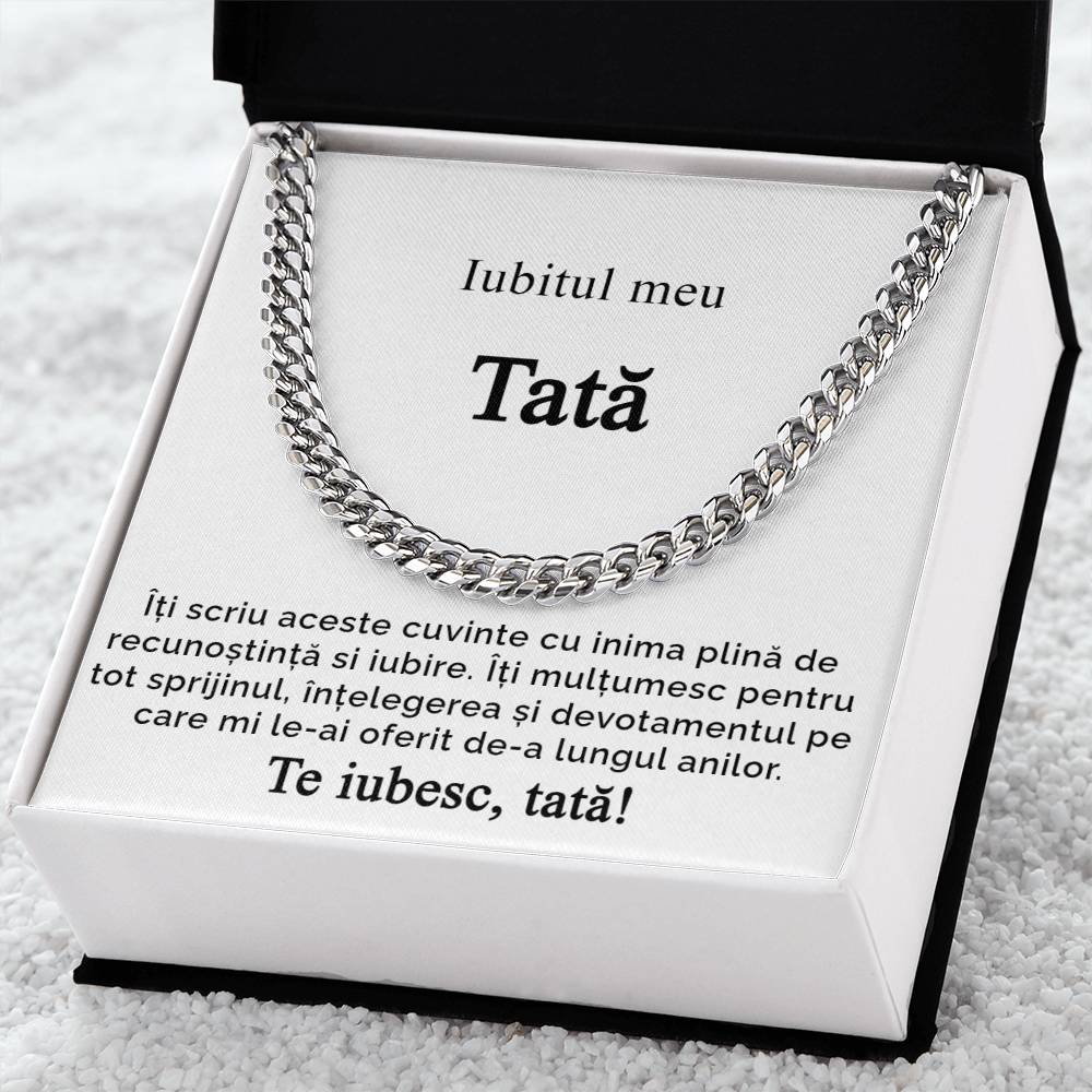 My beloved father - Cuban link chain