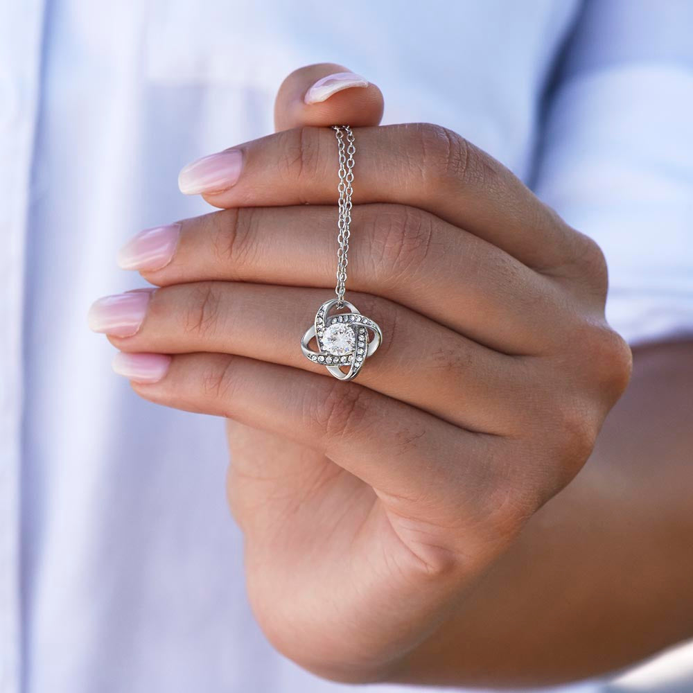 Dear Mom - Love Knot Anniversary Necklace