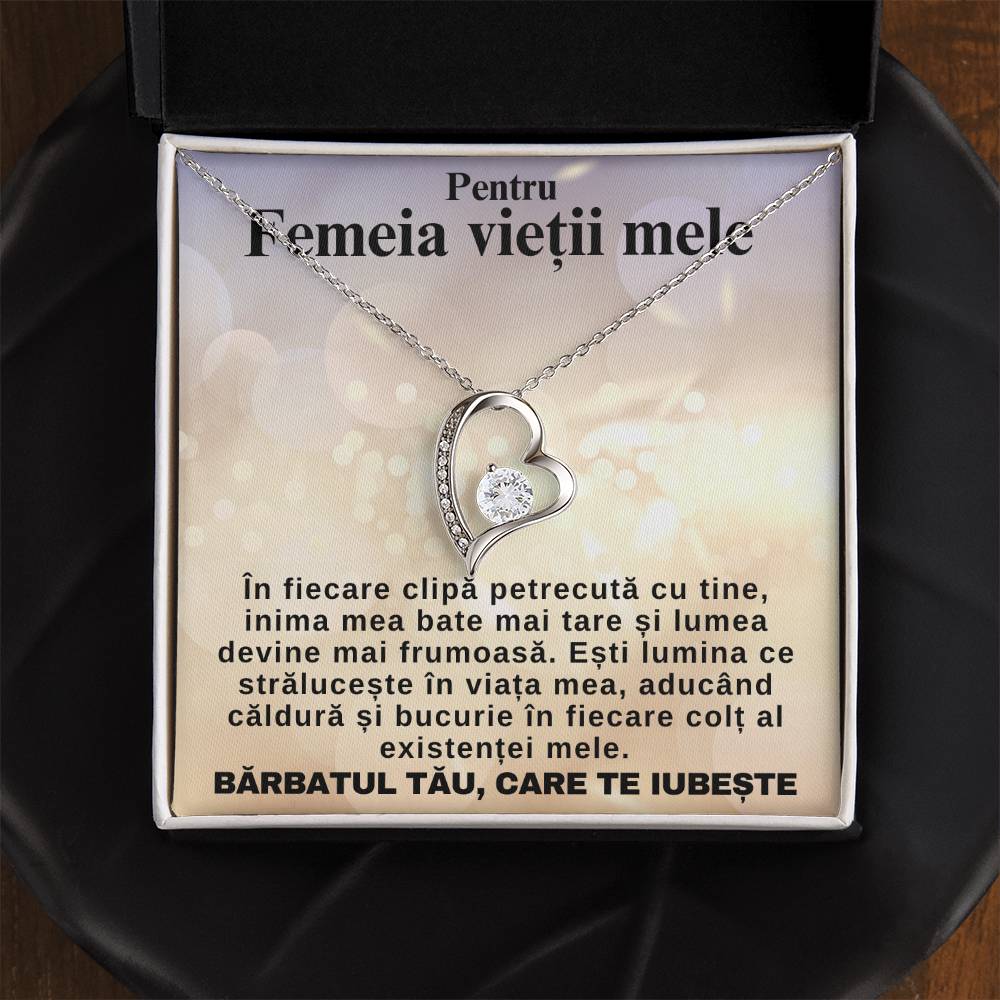 The Woman of My Life – Heart Necklace