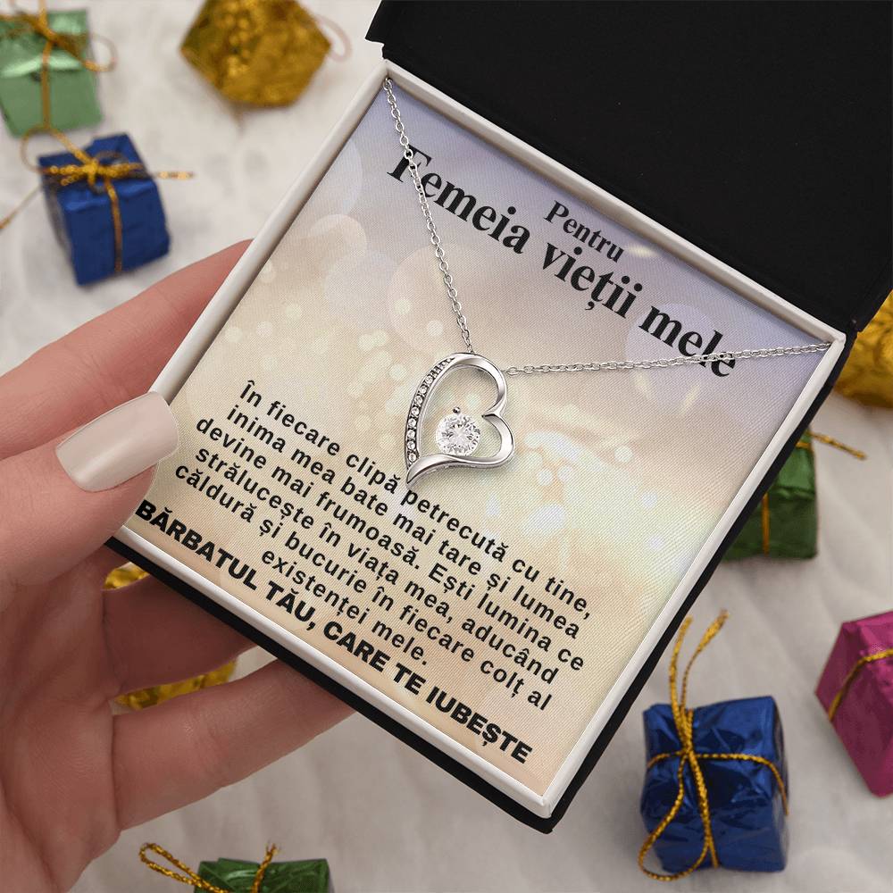 The Woman of My Life – Heart Necklace