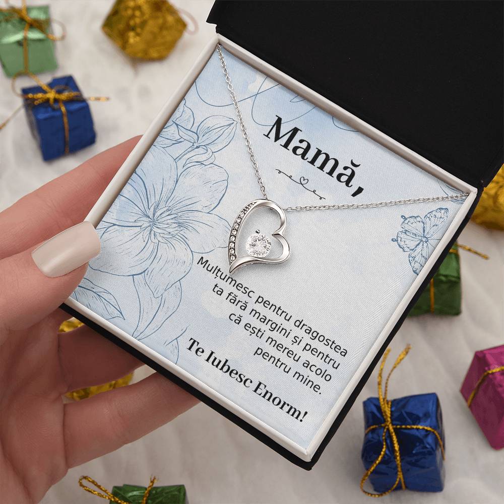 Mom - heart necklace