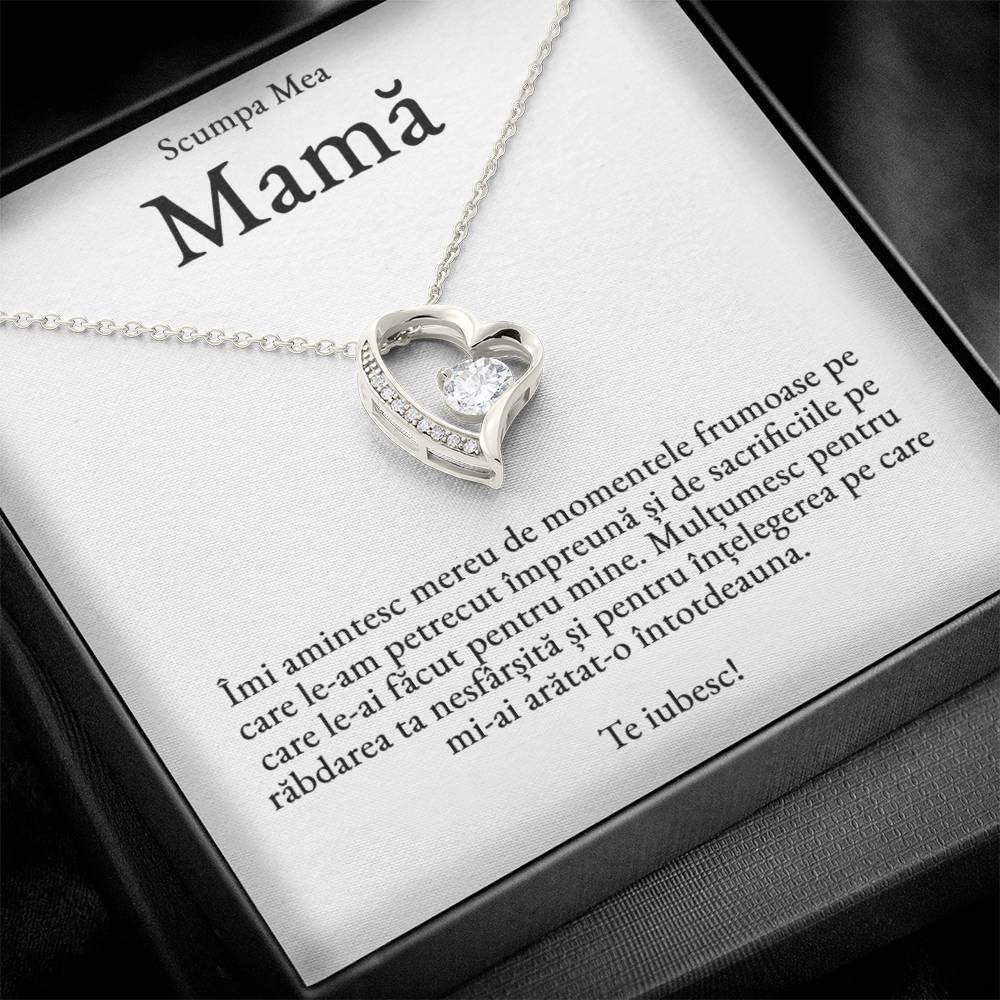 Scumpa mea mamă - colier inimă