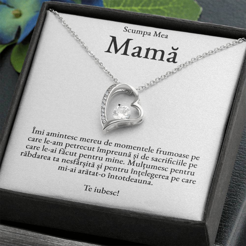 Scumpa mea mamă - colier inimă