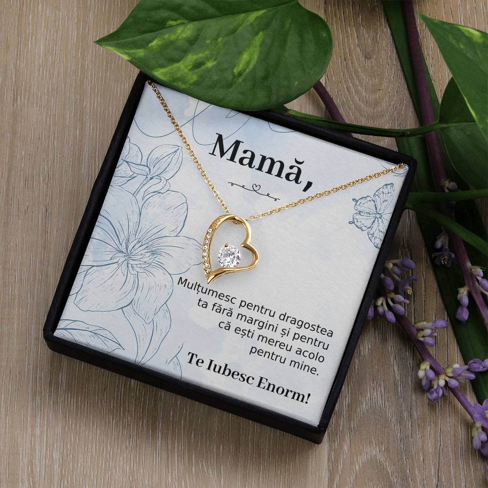 Mom - heart necklace