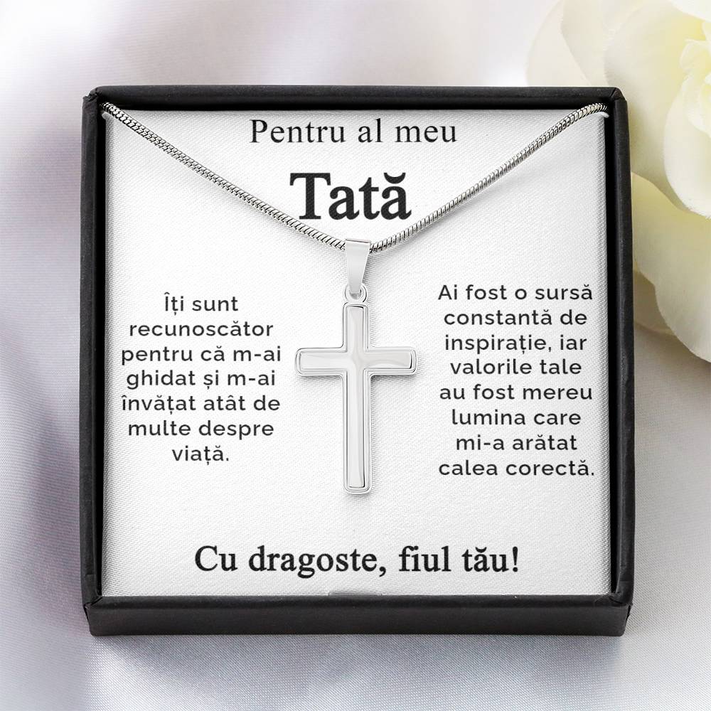 Pentru tata de la fiu - Lănțișor Cruce