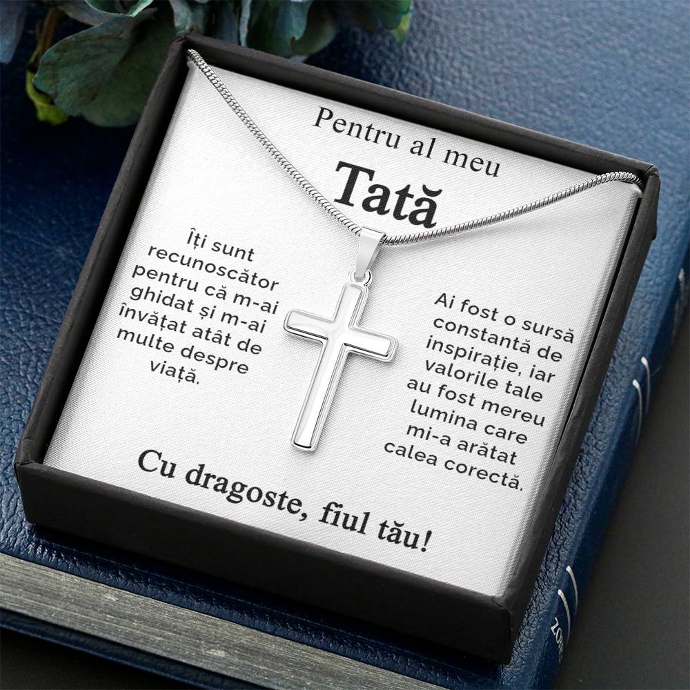 Pentru tata de la fiu - Lănțișor Cruce