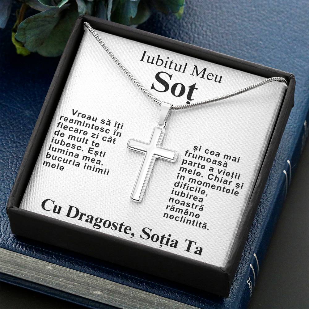 Iubitul Meu Soț- Lantisor Cruce Believe