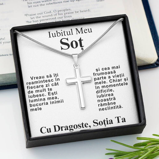 Iubitul Meu Soț- Lantisor Cruce Believe