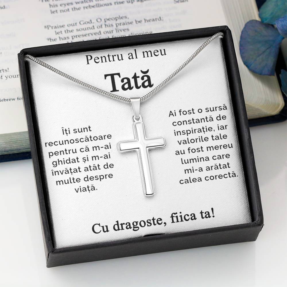 For dad from daughter - Cross Necklace