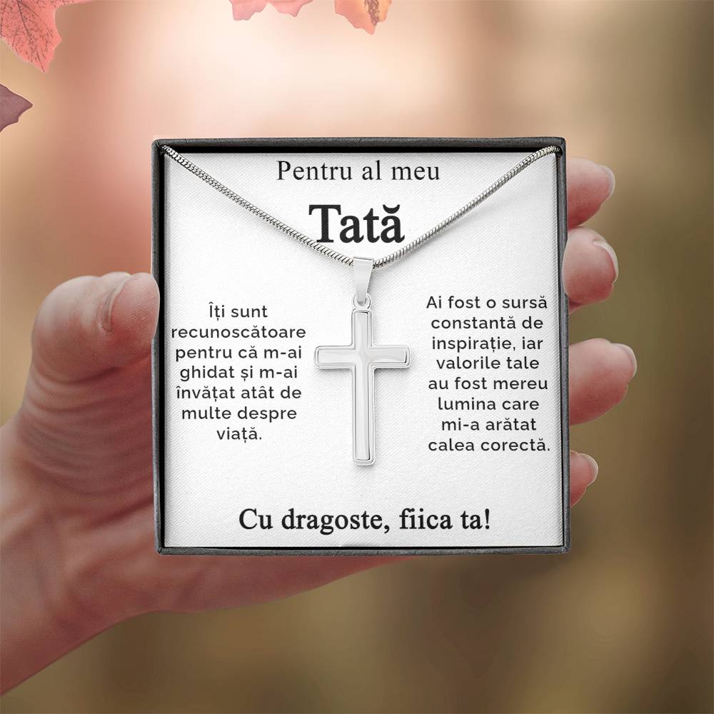 For dad from daughter - Cross Necklace
