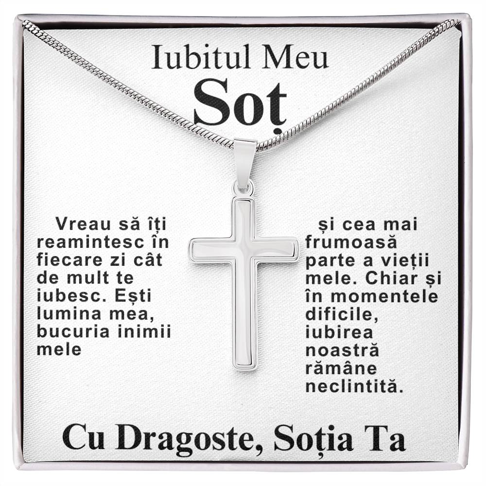 Iubitul Meu Soț- Lantisor Cruce Believe