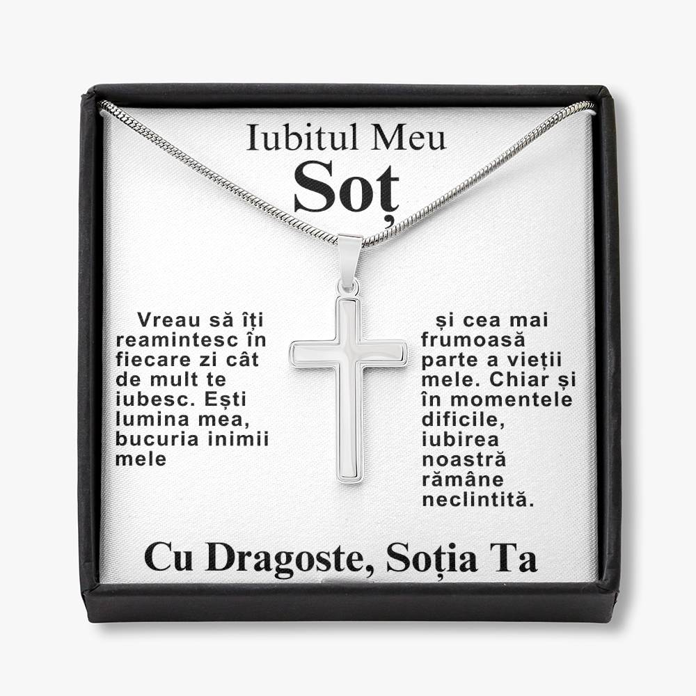 Iubitul Meu Soț- Lantisor Cruce Believe