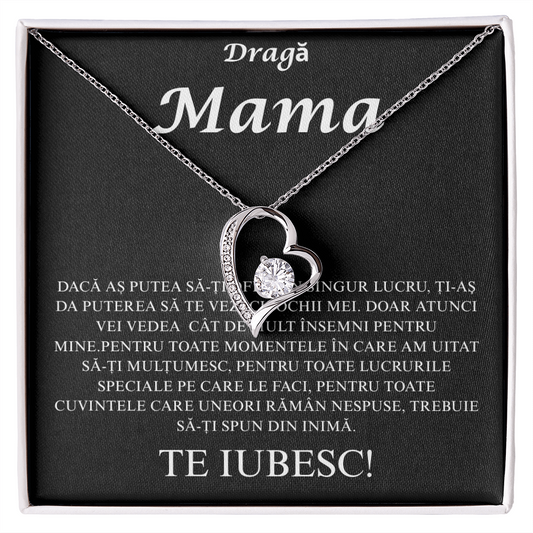 Cadou Pentru mama mea  draga   - Colier inimă Love
