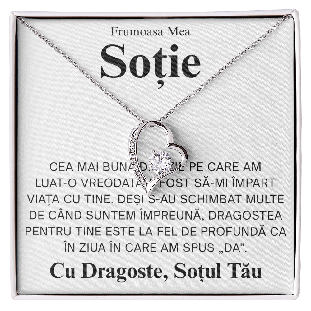 Wife Gift - Heart Necklace