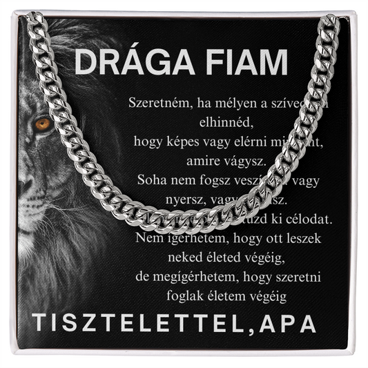 Ajándék a kedves fiamnak
