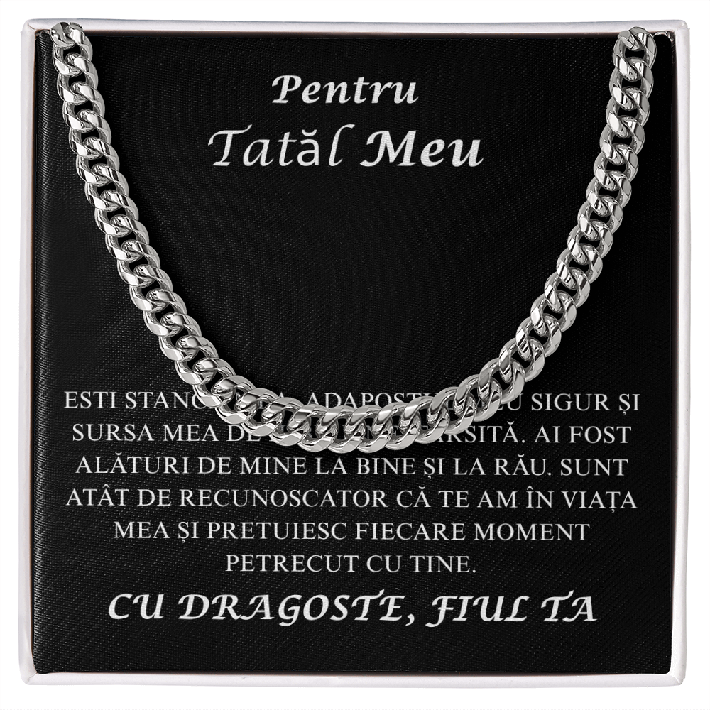Cadou pentru  tatal meu - Lantisor Cuban link