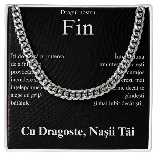 Gift for our godson - Cuban link necklace