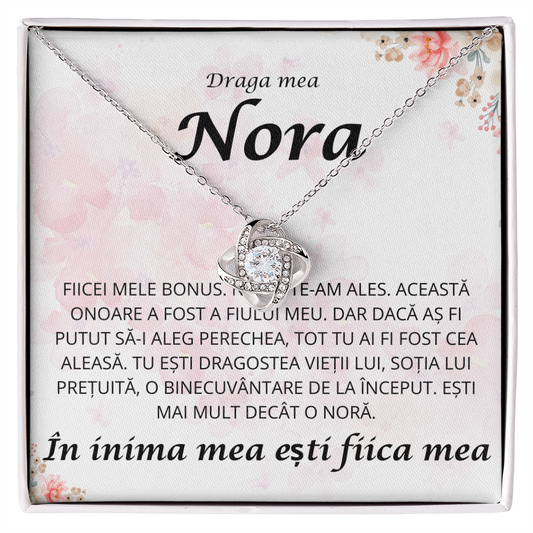 Cadou pentru nora mea  - Colier Love Knot