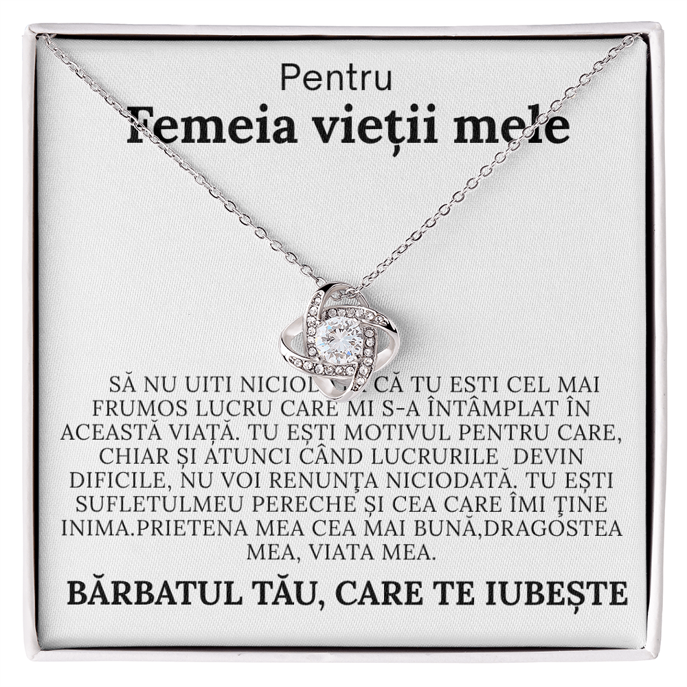 My Dear Wife – Love Knot Necklace