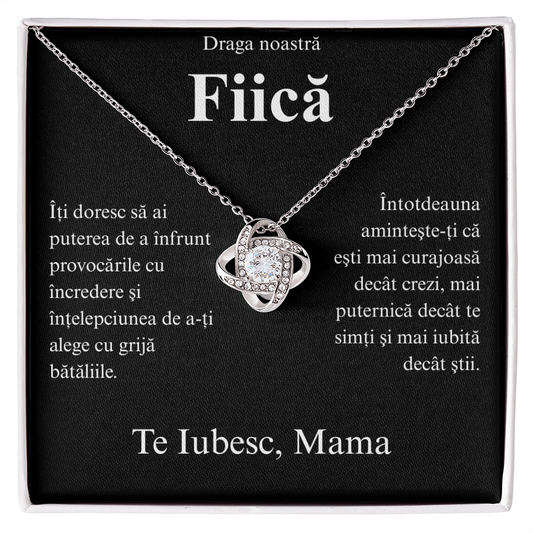 Cadou pentru fiica– Colier Love Knot