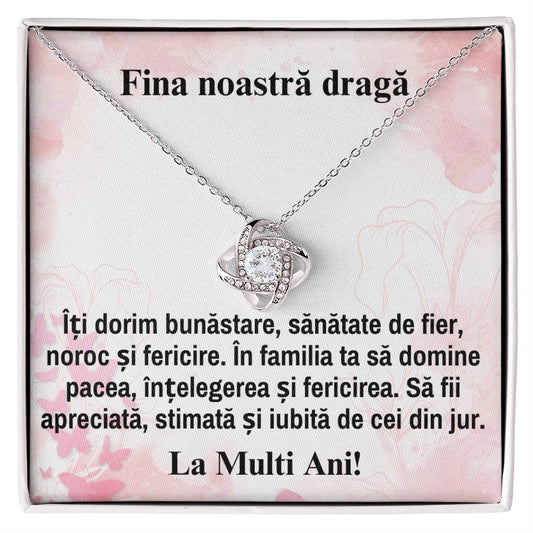 Our Dearest Fina - Love Knot Necklace 