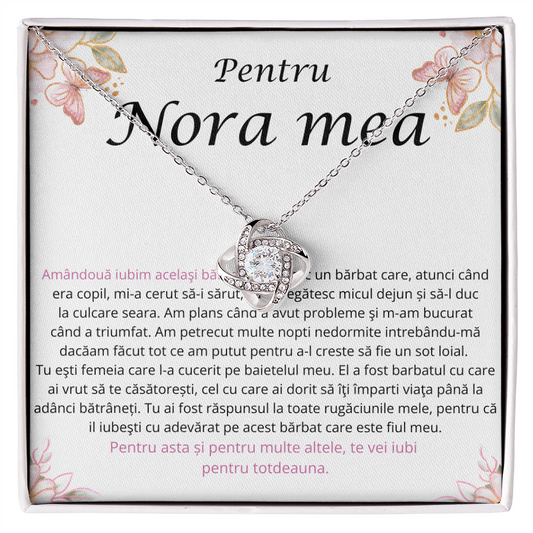 Cadou pentru nora mea  - Colier Love Knot