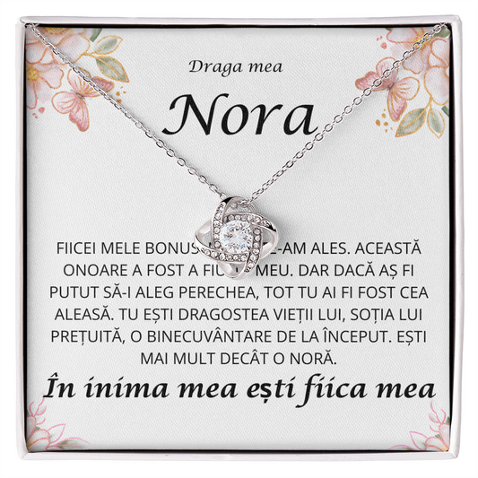 Cadou pentru nora mea  - Colier Love Knot