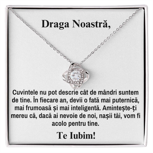 Our Dear -Love Knot Necklace - Necklace for Fina 