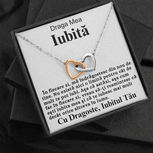 My Dear Lover - Love Connection Heart Necklace 