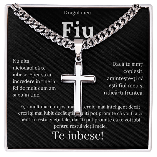 Gift For My Dear Son - Cross Necklace