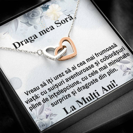 Draga mea, Surioara – Colier Inimi Pereche