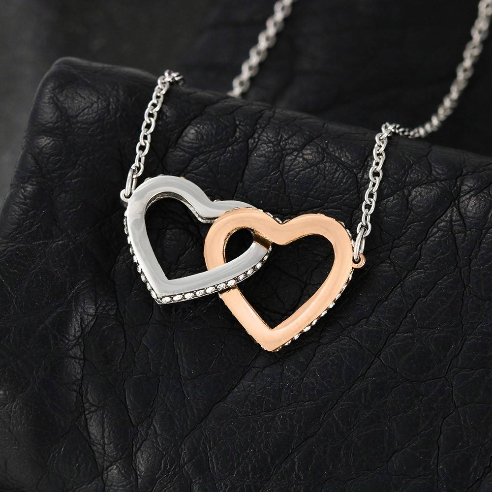Necklace for Girlfriend - Pair of Hearts Winning Card