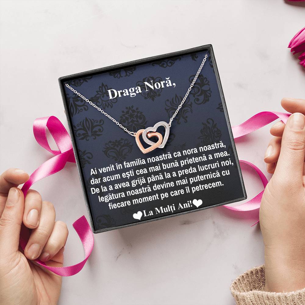 Our dear Nora - Pair of Hearts Necklace! 