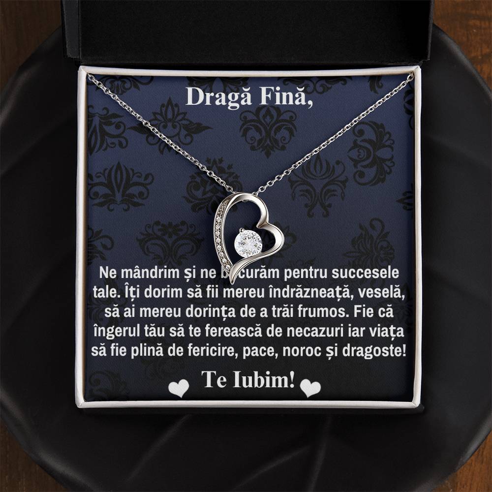 Draga Fina - Colier Inima Forever