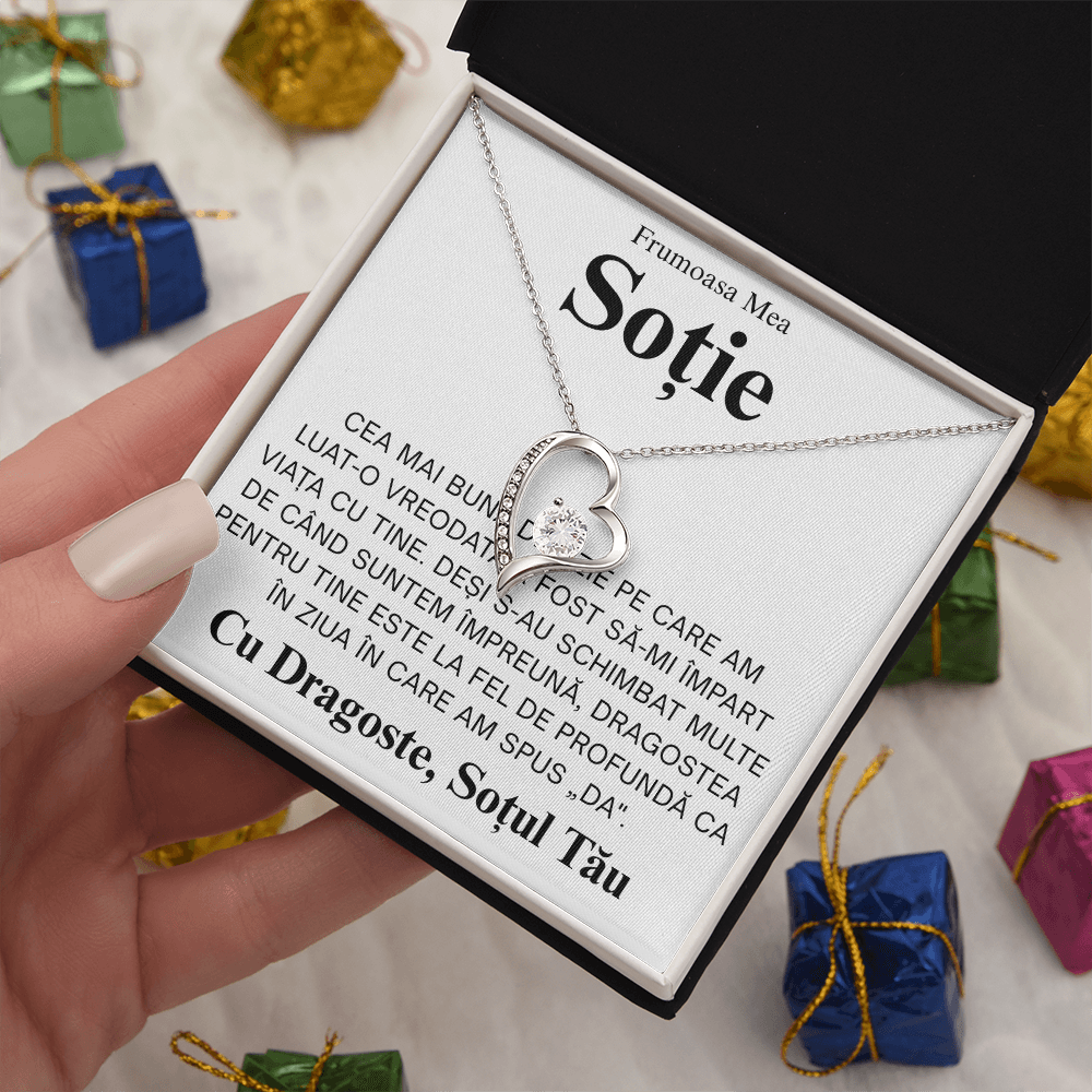 Wife Gift - Heart Necklace