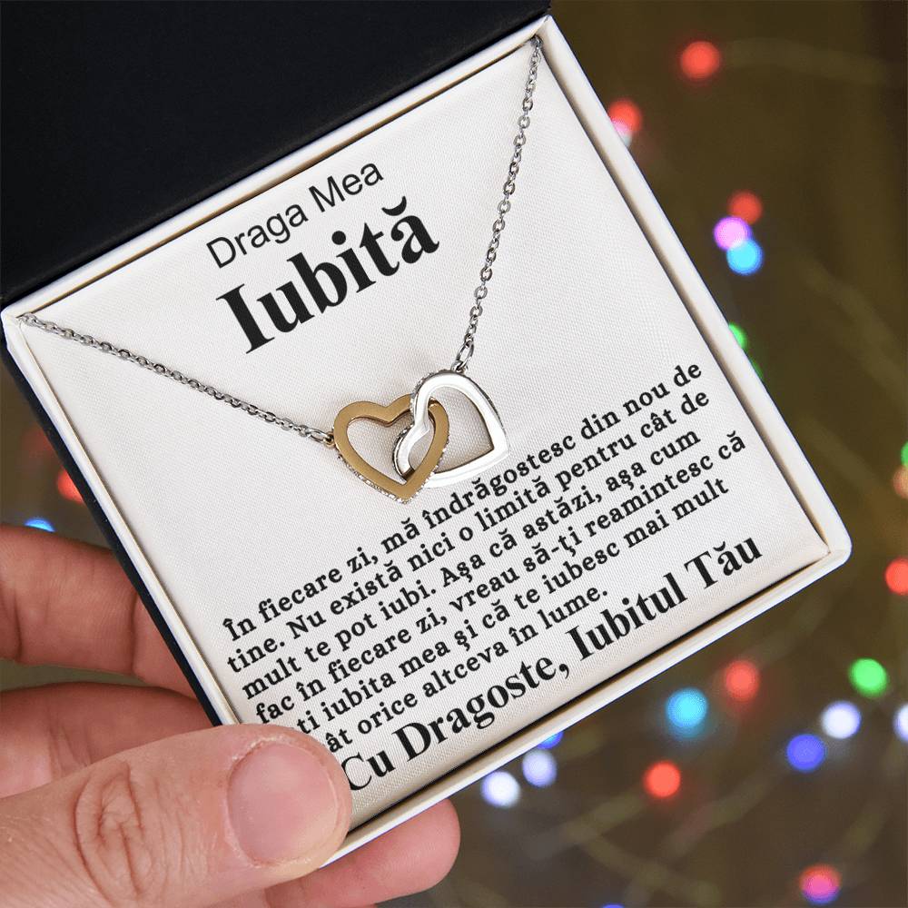 My Dear Lover - Love Connection Heart Necklace 