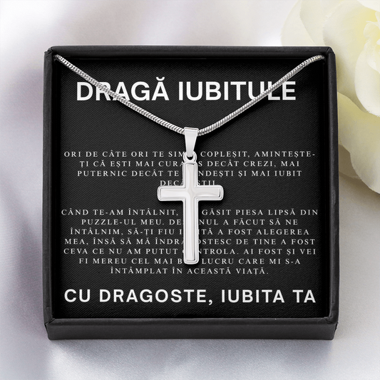 Cadou Pentru iubitul meu - Lănțișor Cruce